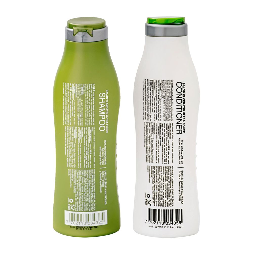 Recamier Salon In Ultra Force Shampoo and Conditioner (2 pack) 