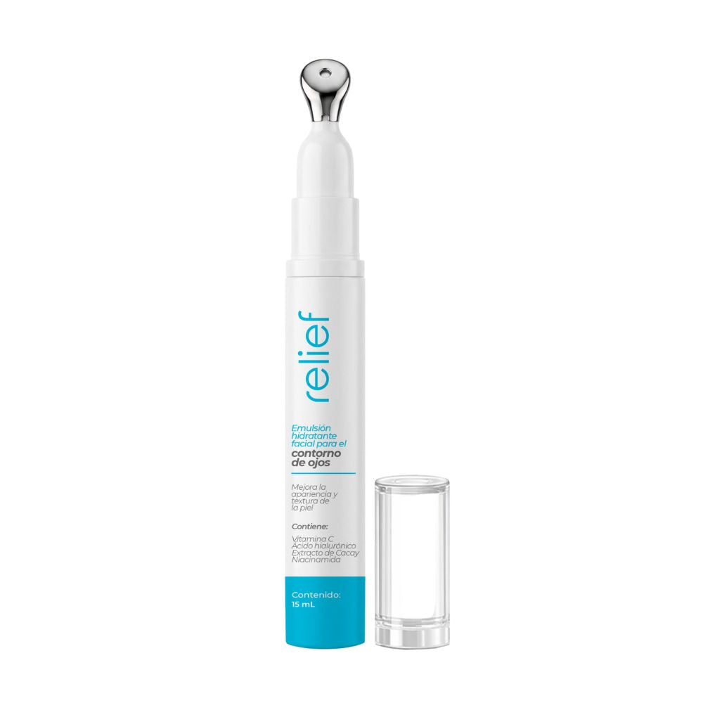 RELIEF EMULSION HIDRATANTE FACIAL PARA EL CONTORNO DE LOS OJOS 15ml