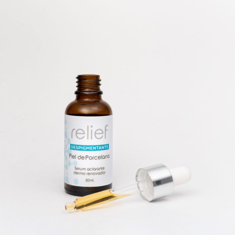RELIEF DESPIGMENTANTE DE PIEL: Piel de Porcelana x30ml