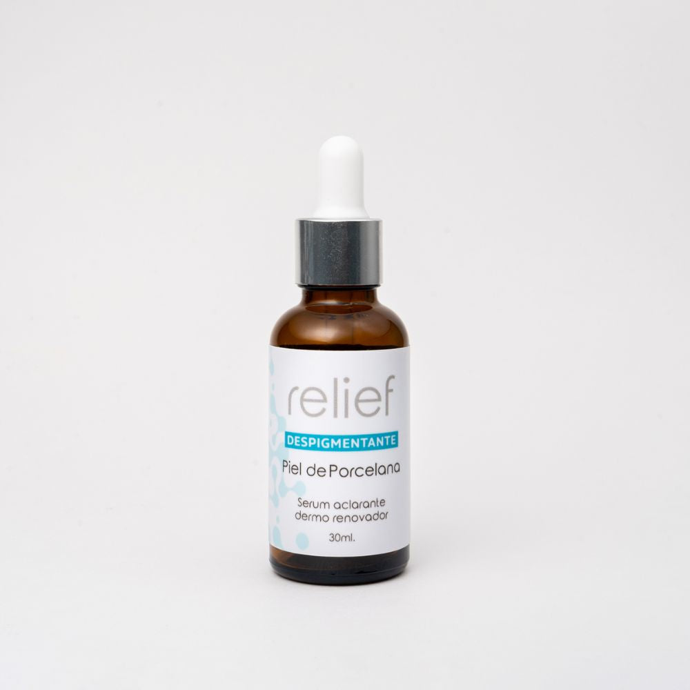 RELIEF DESPIGMENTANTE DE PIEL: Piel de Porcelana x30ml (2 pack)