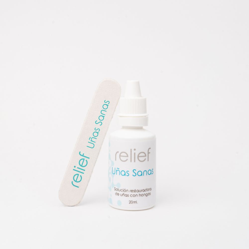Relief Uñas Sanas: Gotas para hongos en las uñas 20ml (2 pack)