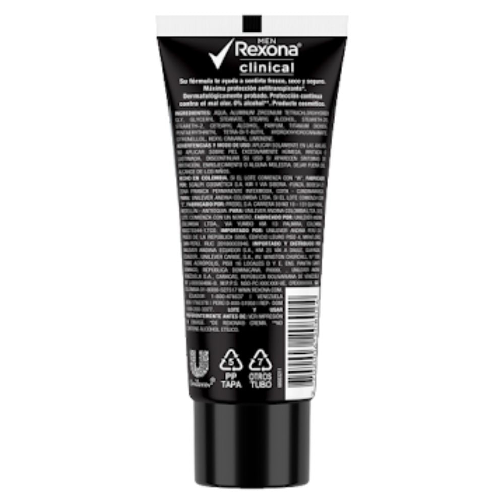 Rexona Desodorante Clinical Hombre 48h Crema X 60g