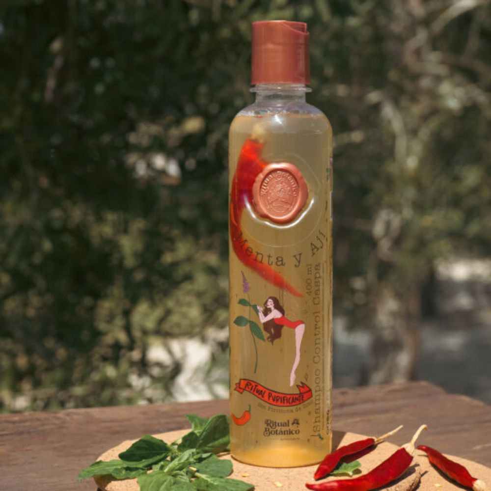 Ritual Botanico Shampoo Aji, Intensive Plex Treatment and Ritual Botanico Hair Pump (3 Pack)