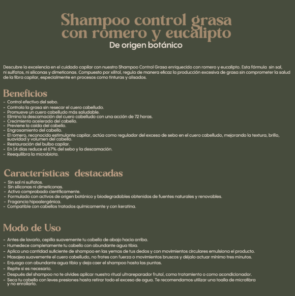 Ritual Botanico Shampoo Romero y Ritual botanico Tratamiento Intensivo Plex (2 pack)