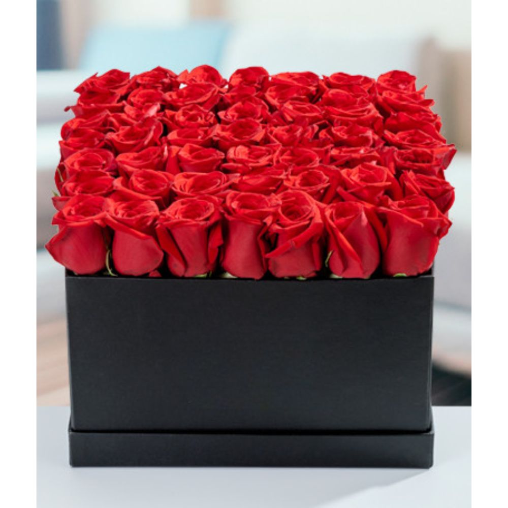 Rosas Rojas en Caja Negra