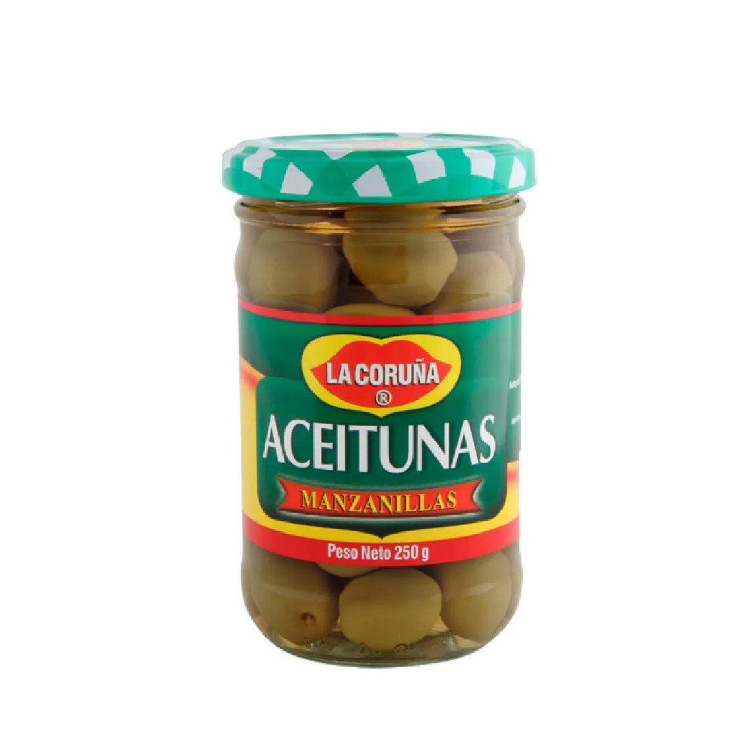 MANZANILLA OLIVES CORUNA 250G