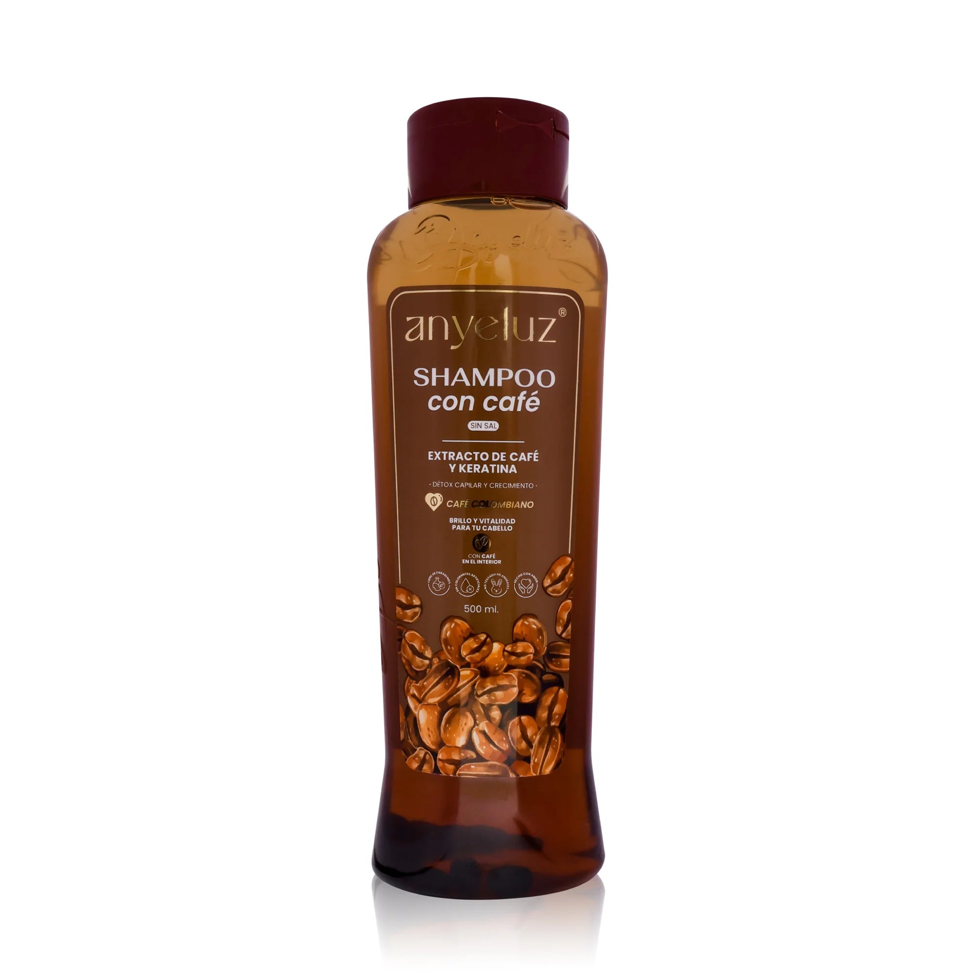 ANYELUZ SHAMPOO CON CAFE x 500ml