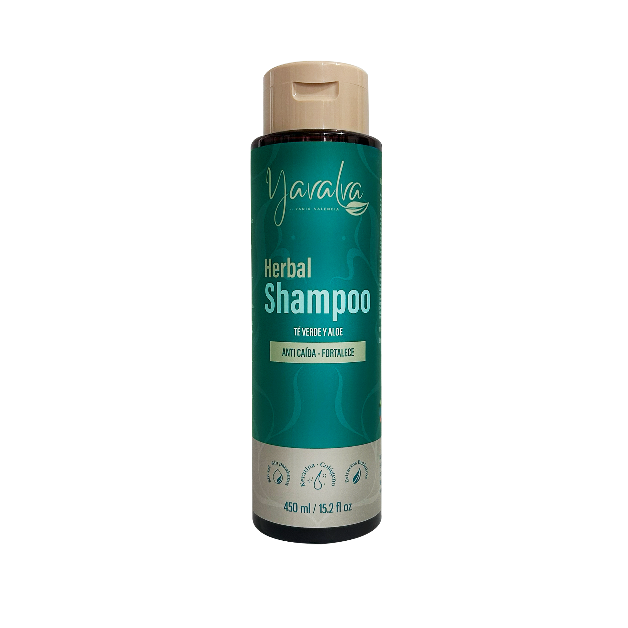 Yavalva Shampoo Herbal para Cabello Graso x 450ml