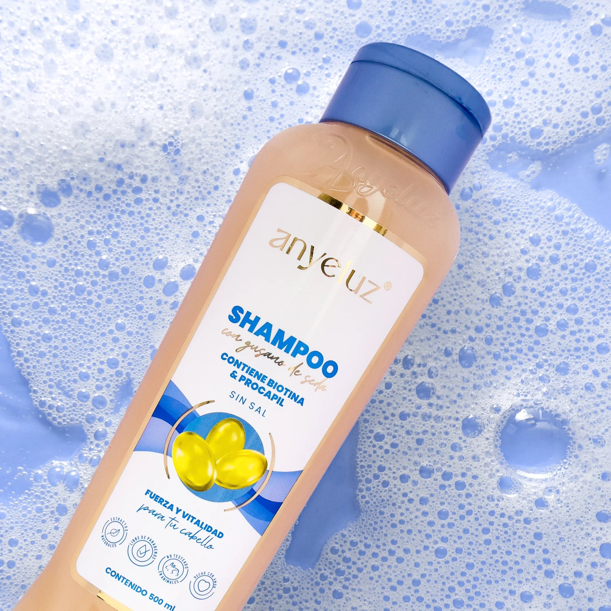 Anyeluz Silkworm Shampoo with Biotin 500 ml 