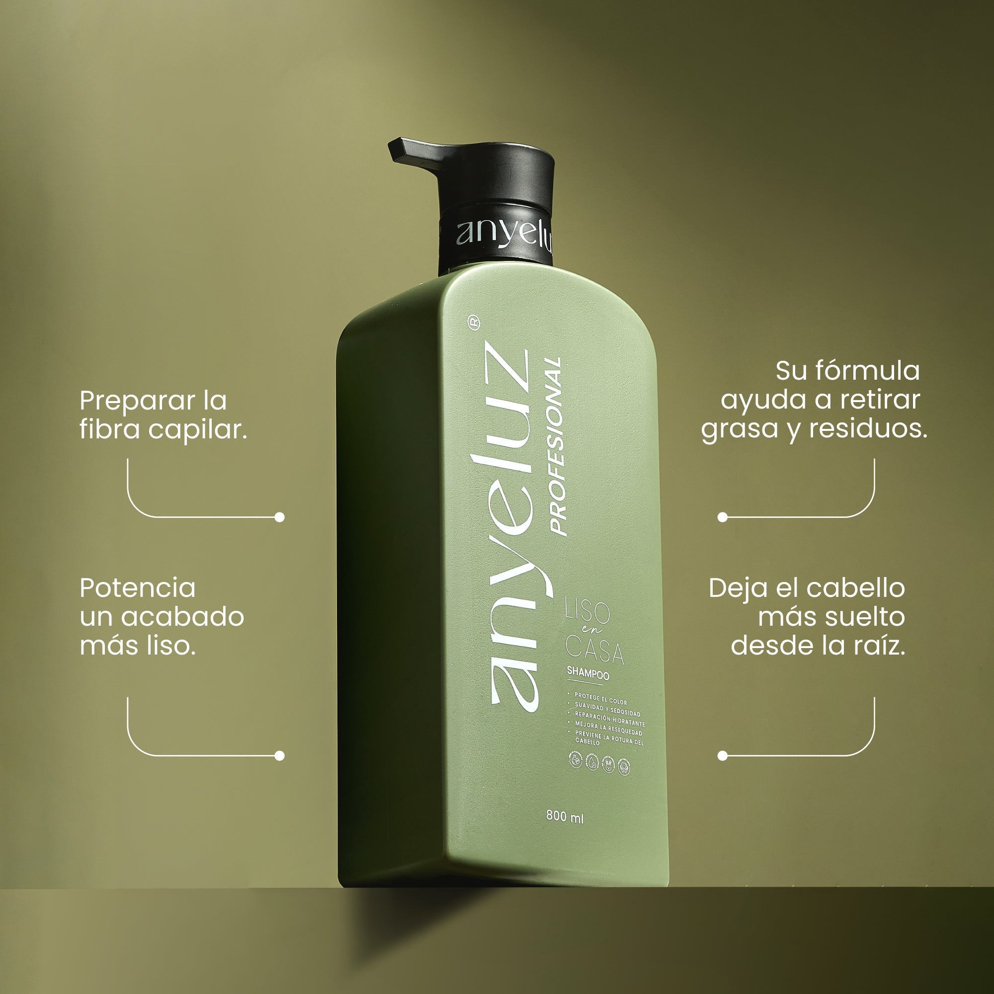 ANYELUZ SHAMPOO LINEA PROFESIONAL 800ml