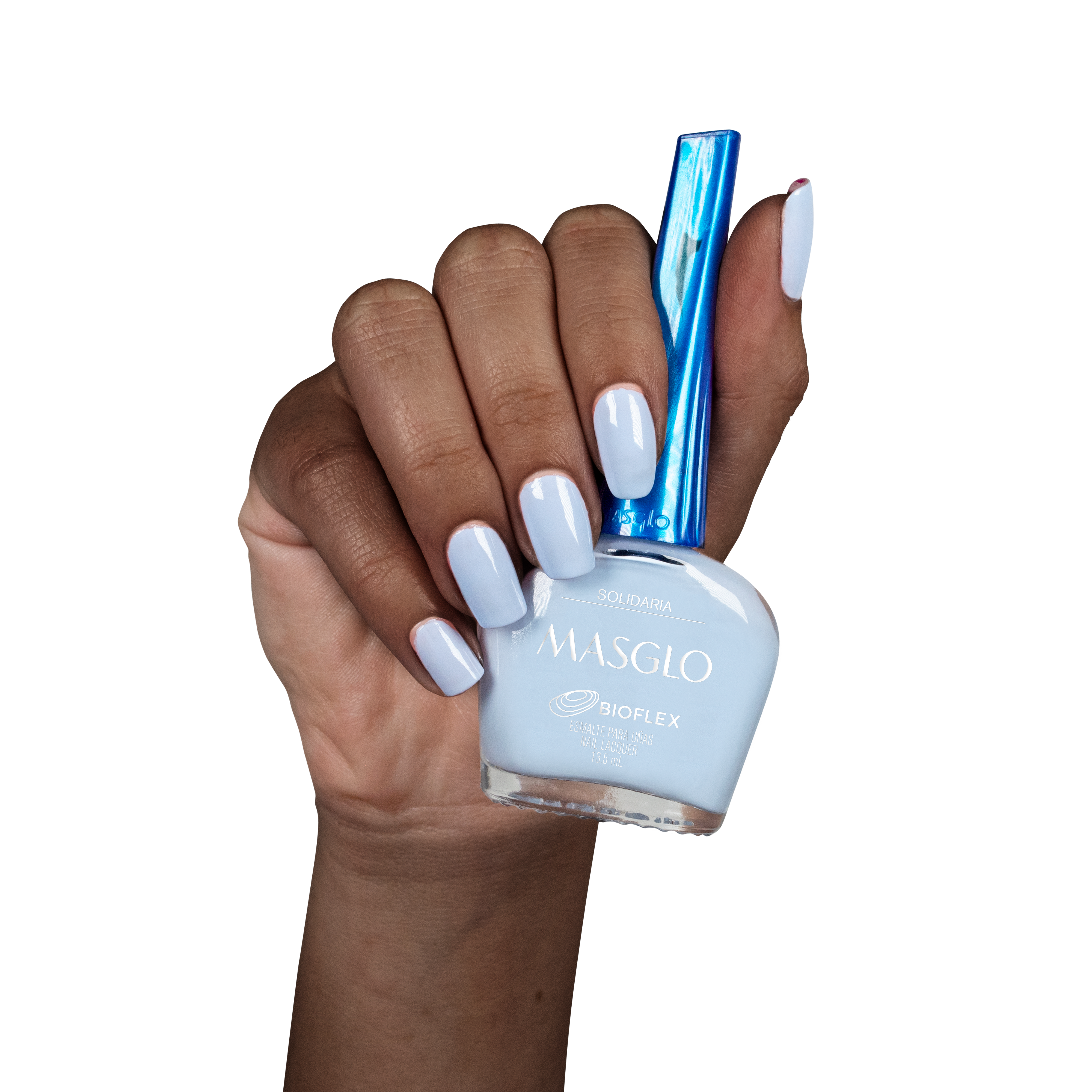 SOLIDARITY - MASGLO TRADITIONAL CREAMY NAIL POLISH 13.5 ML - BLUE RANGE