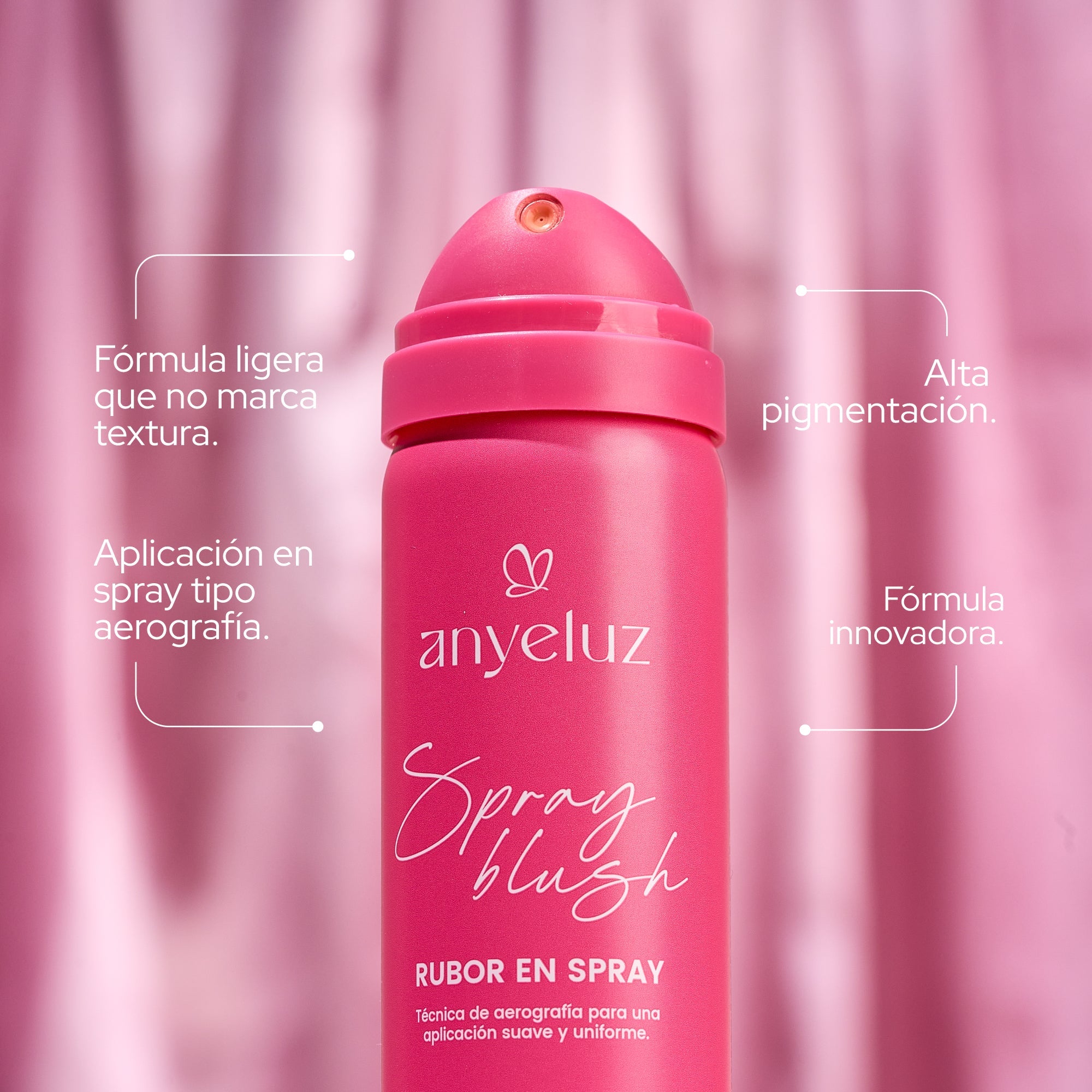 ANYELUZ MAKEUP SPRAY BLUSH RUBOR EN SPRAY 50ml