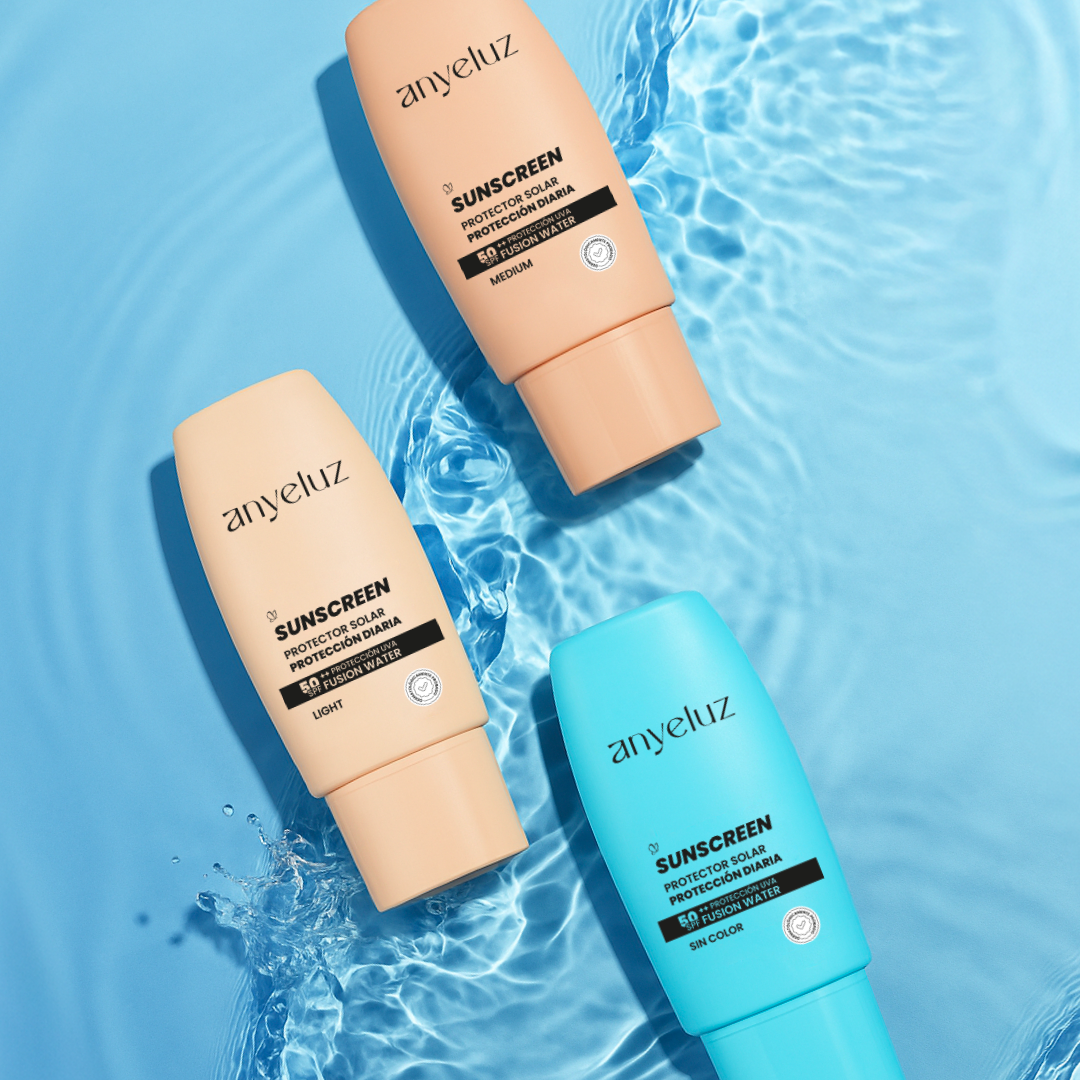 ANYELUZ PROTECTOR SOLAR SPF50+ FUSION WATER - TONO LIGHT 50ml