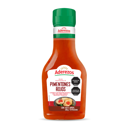 Aderezos Salsa de Sazonadora de Pimentones Rojos 265gr