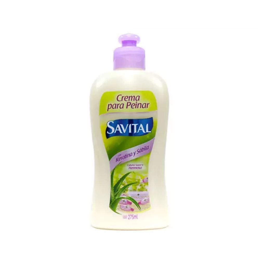 DESCUENTO - Savital Crema De Peinar Keratina y Sabila 275ml