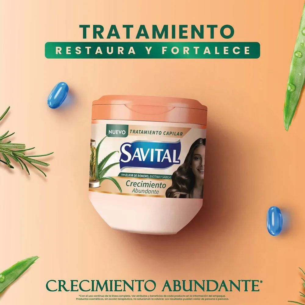 Savital Tratamiento Crema Elixir De Romero X 425ml