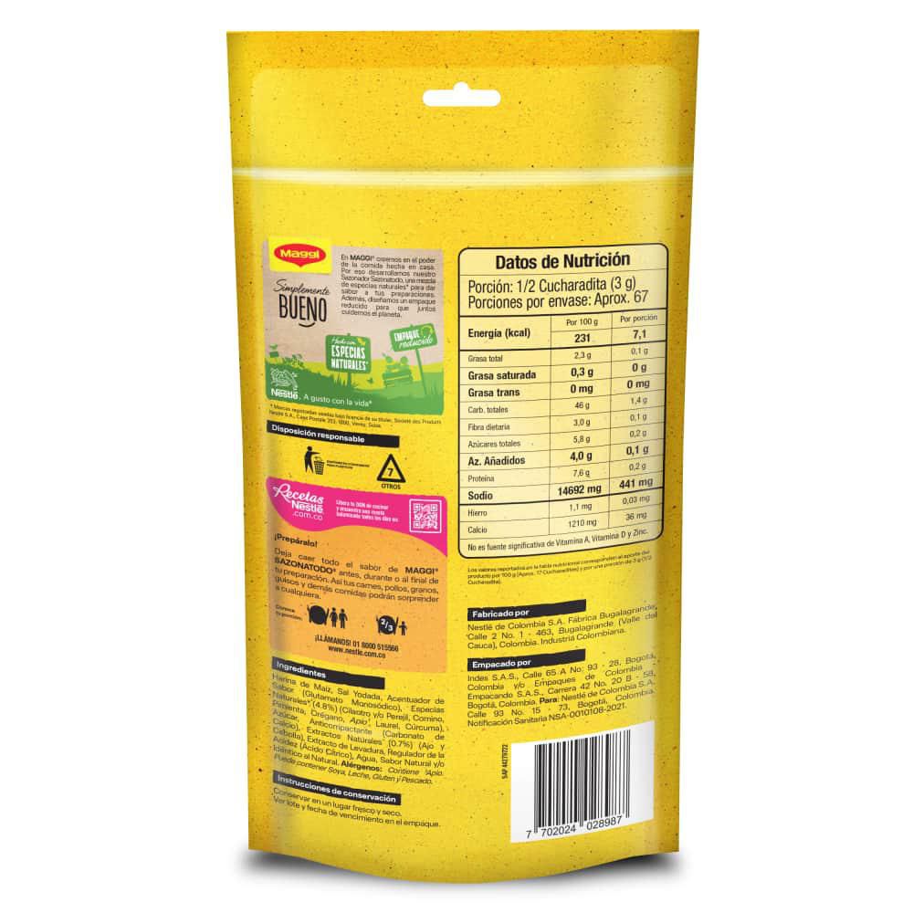 CALDO MAGGI SAZONATODO x200gr