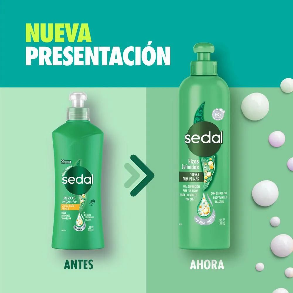 SEDAL CREMA PARA PEINAR  RIZOS DEFINIDOS 300ML