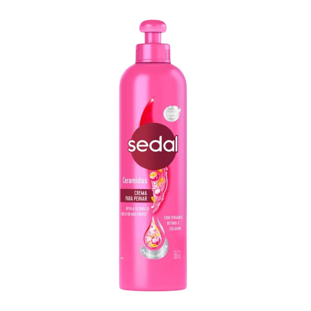 SEDAL CREMA PARA PEINAR  BRILLO CERAMIDAS x300ml