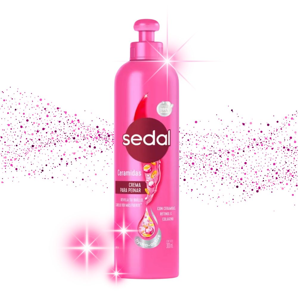 SEDAL CREMA PARA PEINAR  BRILLO CERAMIDAS x300ml