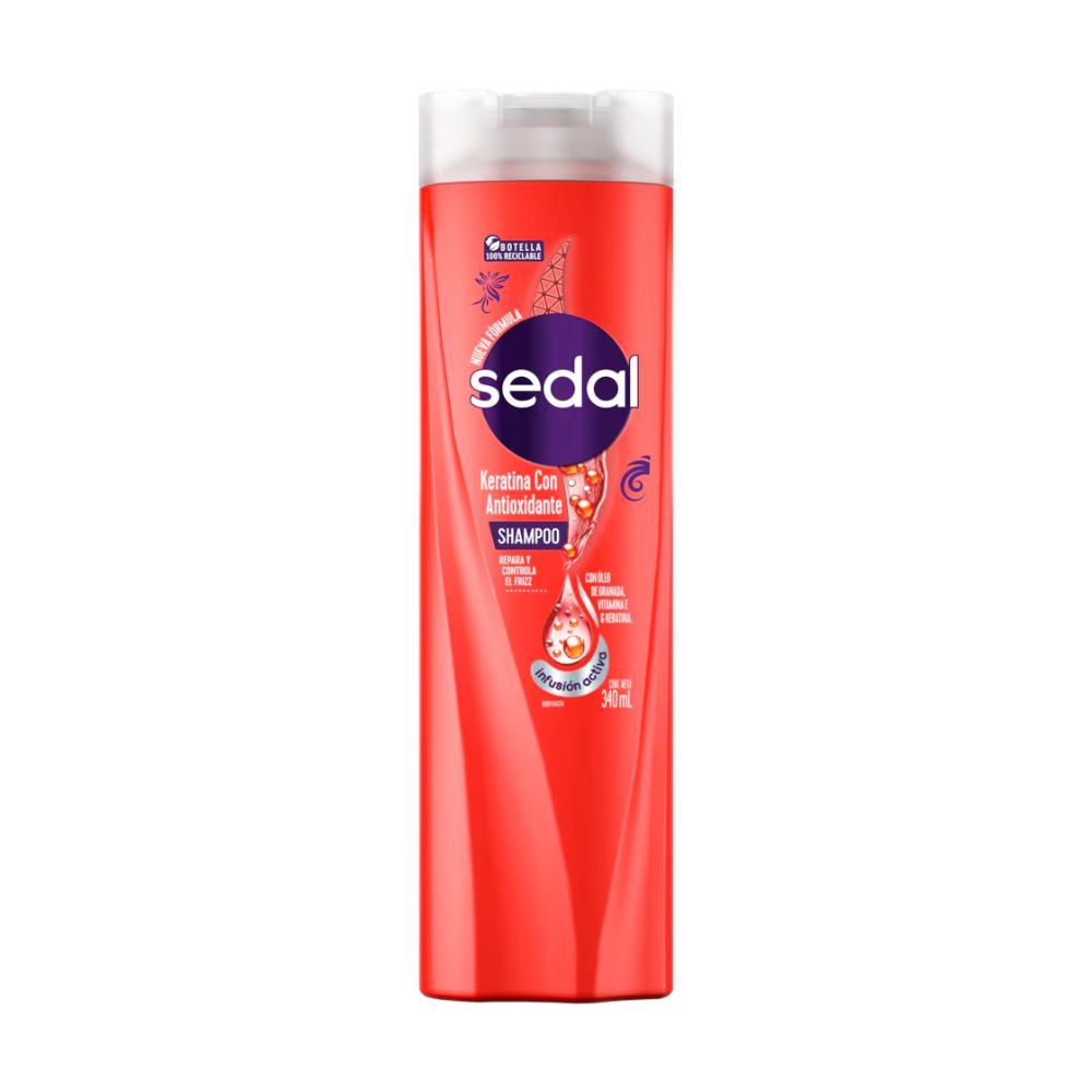 DESCUENTO - SEDAL SHAMPOO KERATINA CON ANTIOXIDANTE x340ml