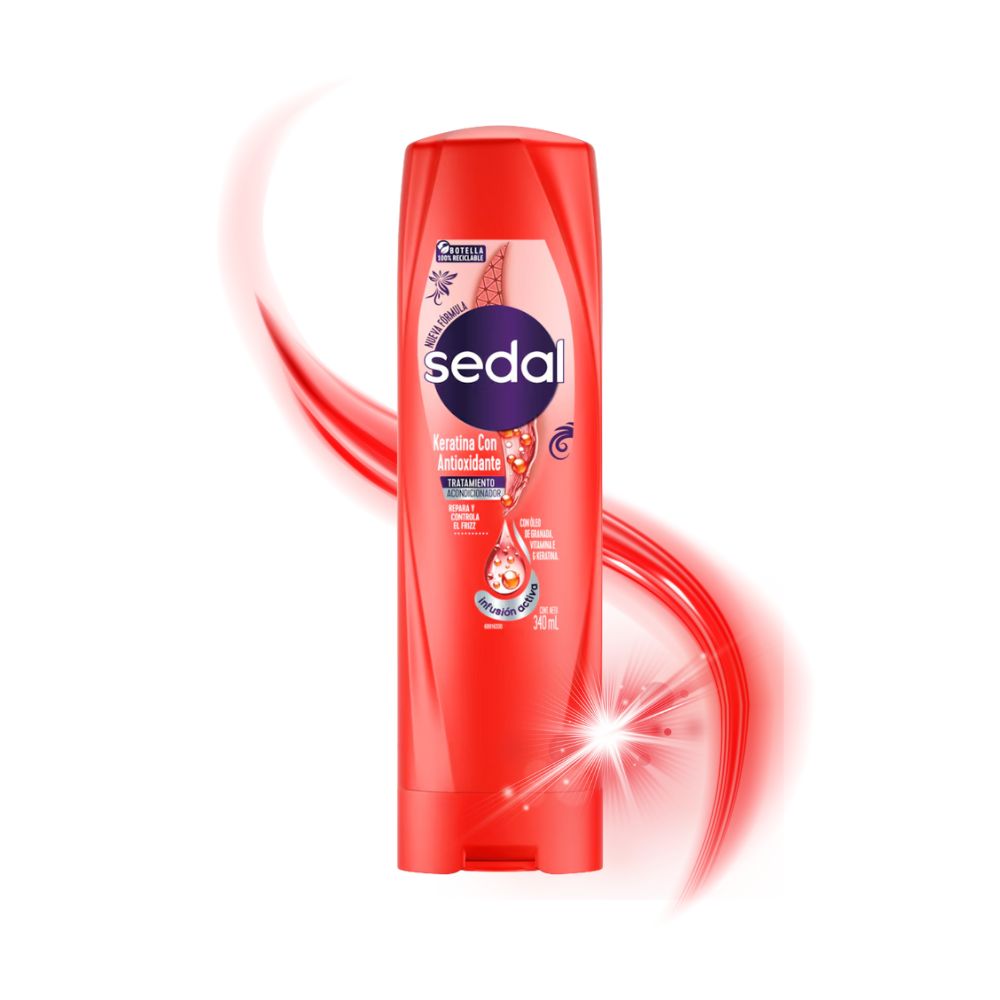 SEDAL ACONDICIONADOR KERATINA CON ANTIOXIDANTE x 340ml
