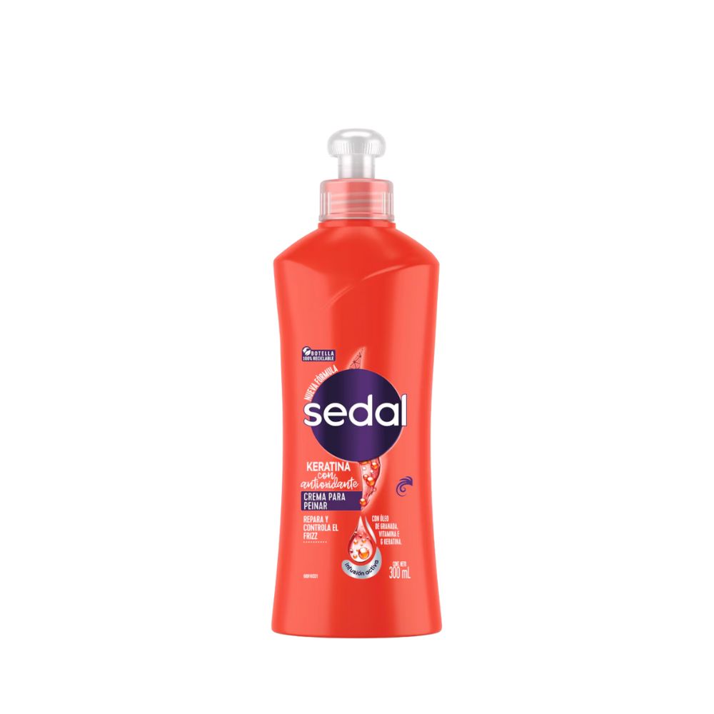 SEDAL CREMA PARA PEINAR  KERATINA/ANTIOXIDANTE x300ml