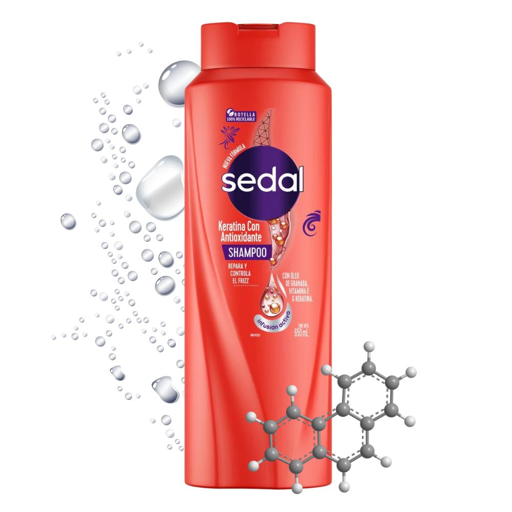 SEDAL SHAMPOO KERATINA ANTIOXIDANTE x650ml