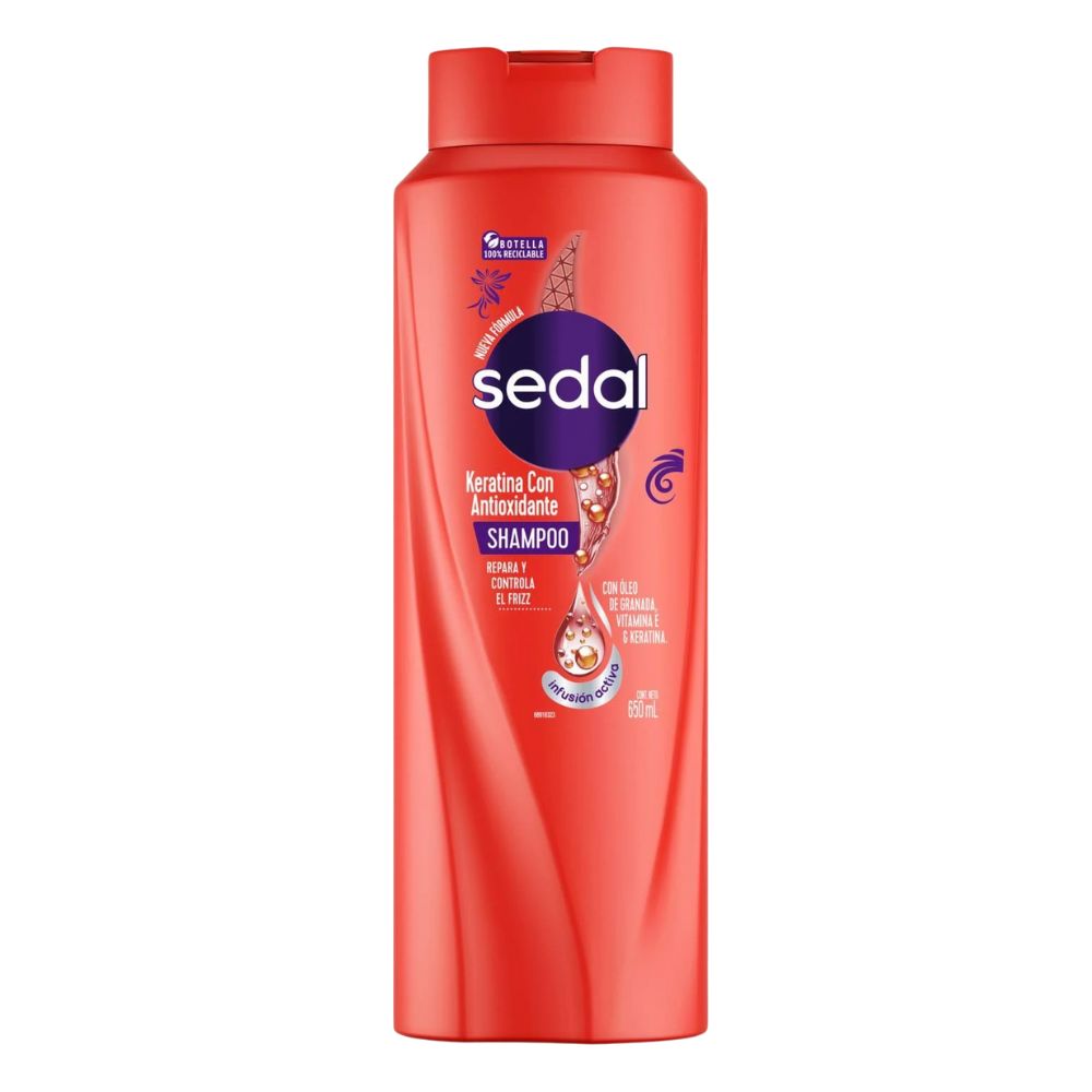 SEDAL SHAMPOO KERATINA ANTIOXIDANTE x650ml