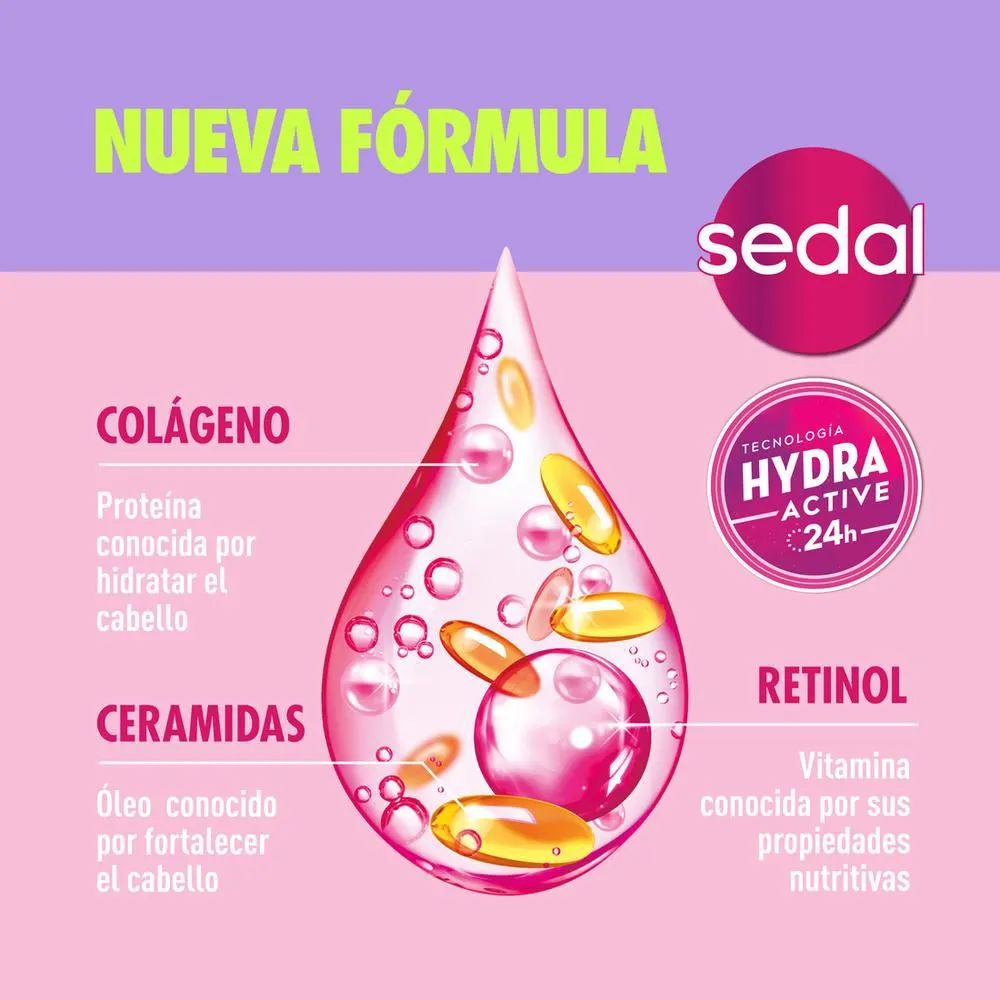 SEDAL CREMA PARA PEINAR  BRILLO CERAMIDAS x300ml