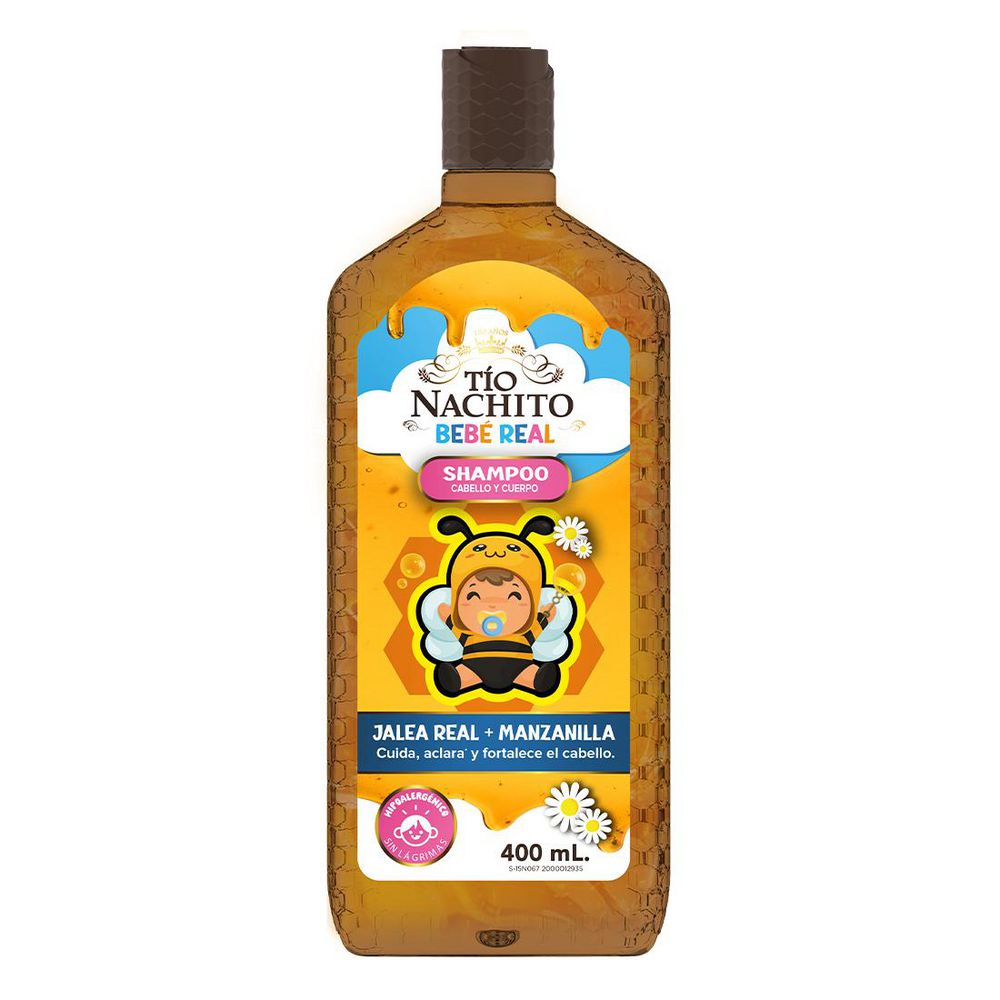 TIO NACHITO BEBE REAL Shampoo cabello y cuerpo  (400  ml)