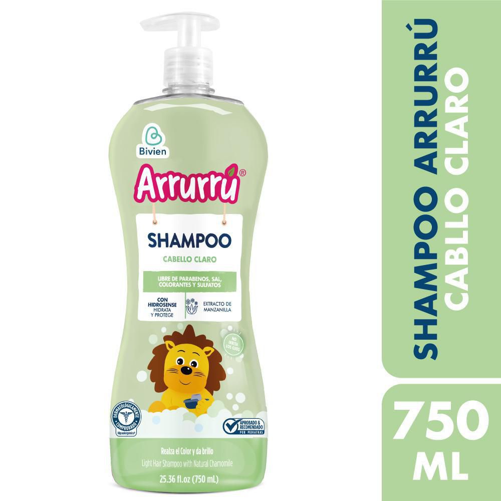 ARRURRU Shampoo Bebe CABELLO CLARO (750  ml)