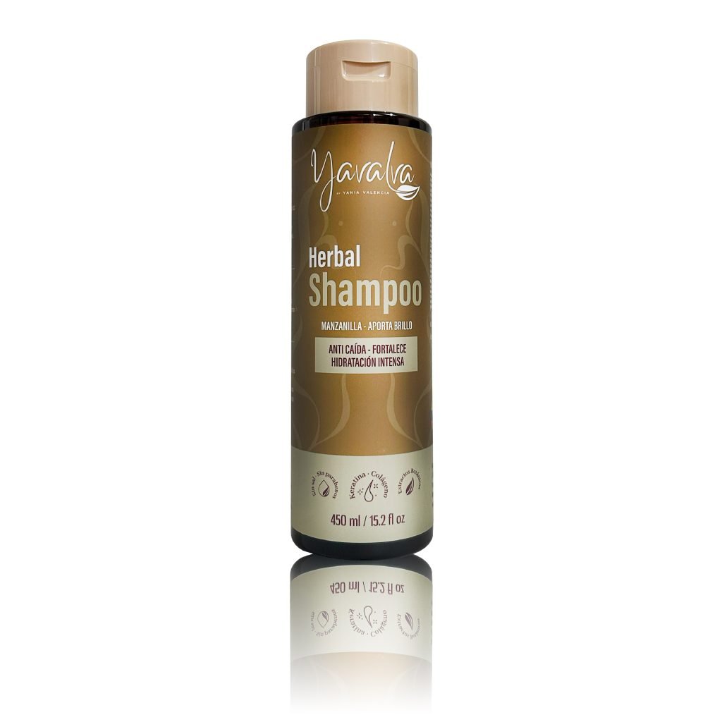 Yavalva Shampoo Herbal para cabello Rubio x 450 ml
