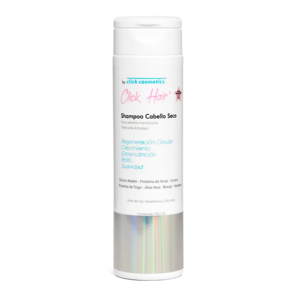 Shampoo Para Cabello Seco O Graso Click Hair - Shampoo cabello graso Click Hair
