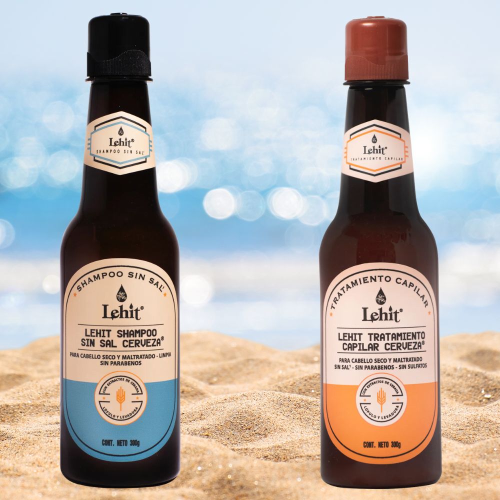 Shampoo De Cerveza Lehit Y Tratamiento Lehit Kit