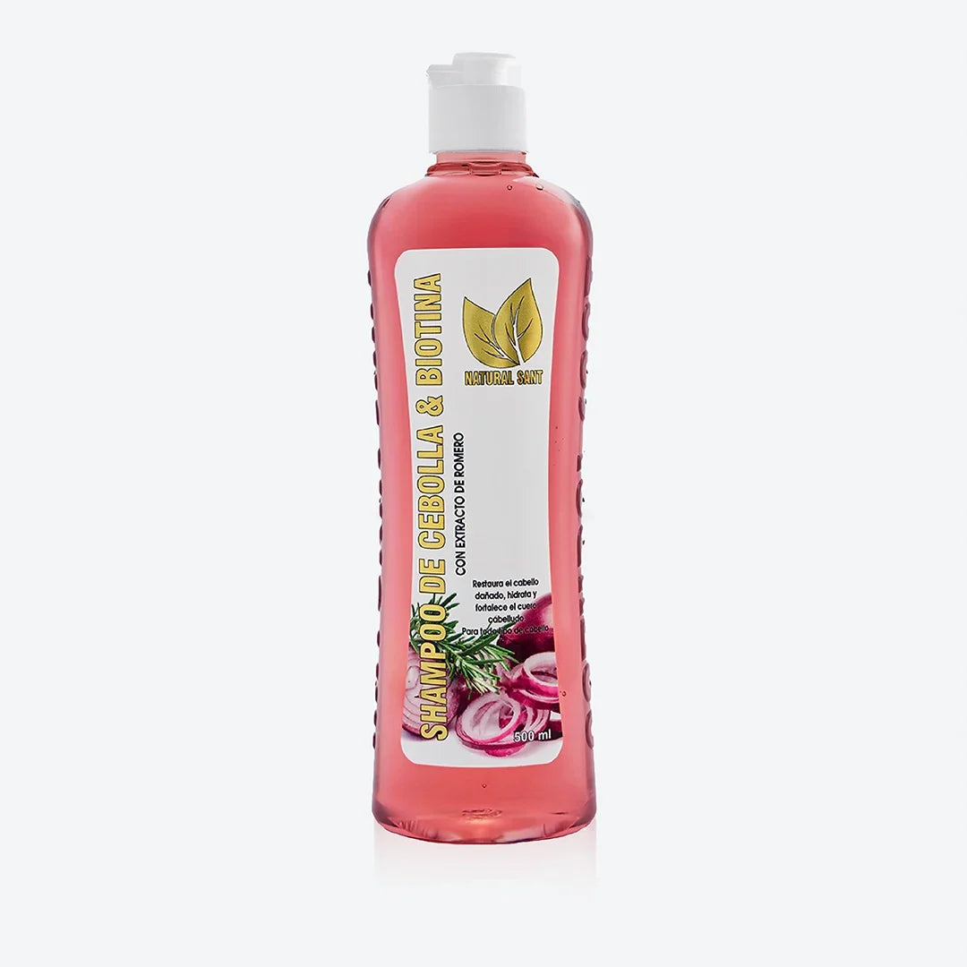 DESCUENTO - Lisovital Shampoo de Cebolla para Crecimiento | Biotina y Romero Fortalecedor 500ml