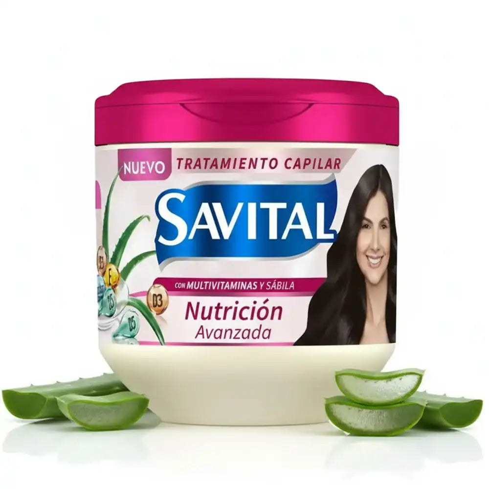 Savital styling cream with multivitamins and aloe vera 13.52oz (425ml)