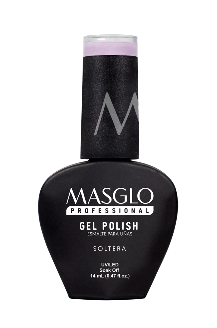 SOLTERA - ESMALTE SEMIPERMANENTE MASGLO PROFESSIONAL GEL POLISH 14 ML CREMOSO - GAMA LILA