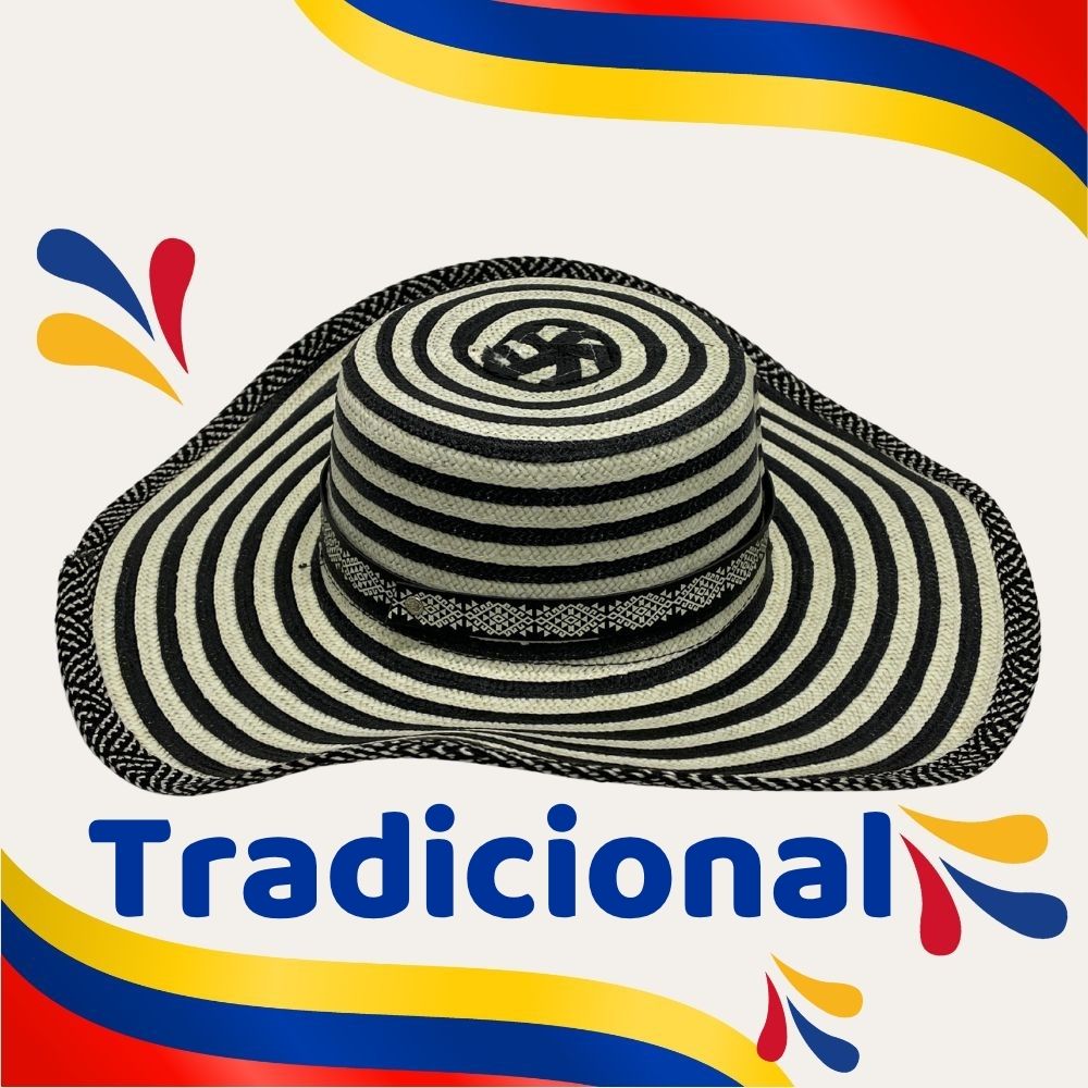 Sombrero Vueltiao Colombiano hecho con nailon poliester