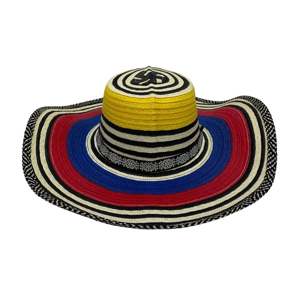 Sombrero Vueltiao Colombiano hecho con nailon poliester