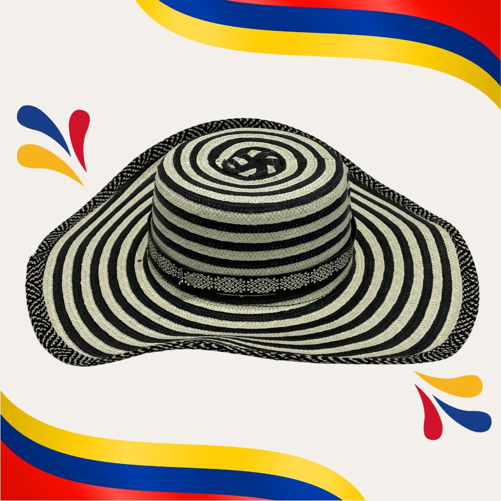 Sombrero Vueltiao Colombiano hecho con nailon poliester
