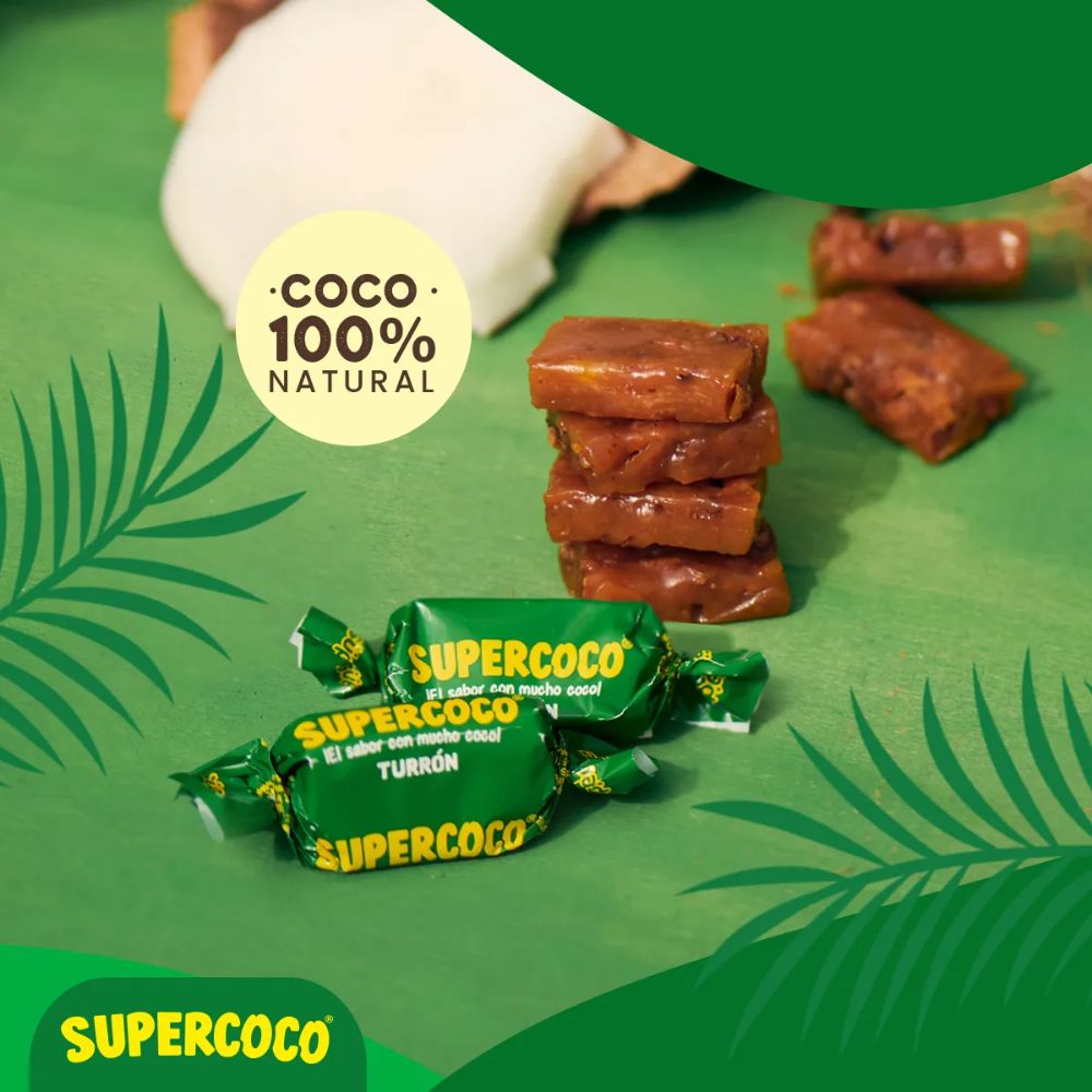 Turron Supercoco - 500g x 100 unid Snack