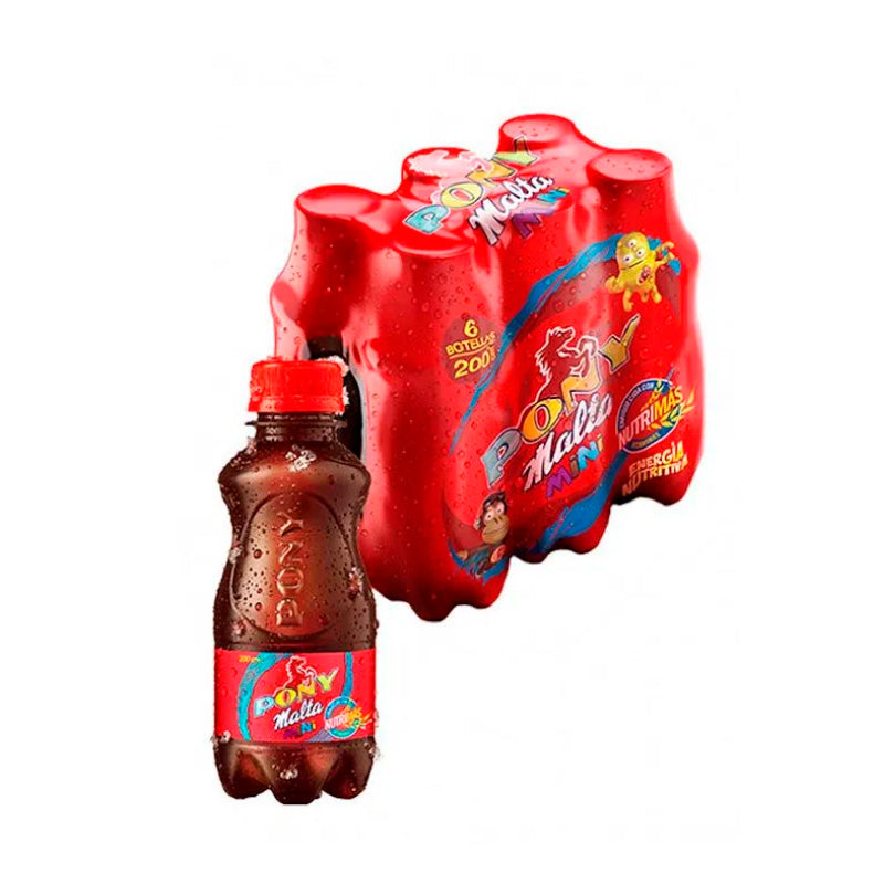 PONY MALTA 6 unidades x 200 ml