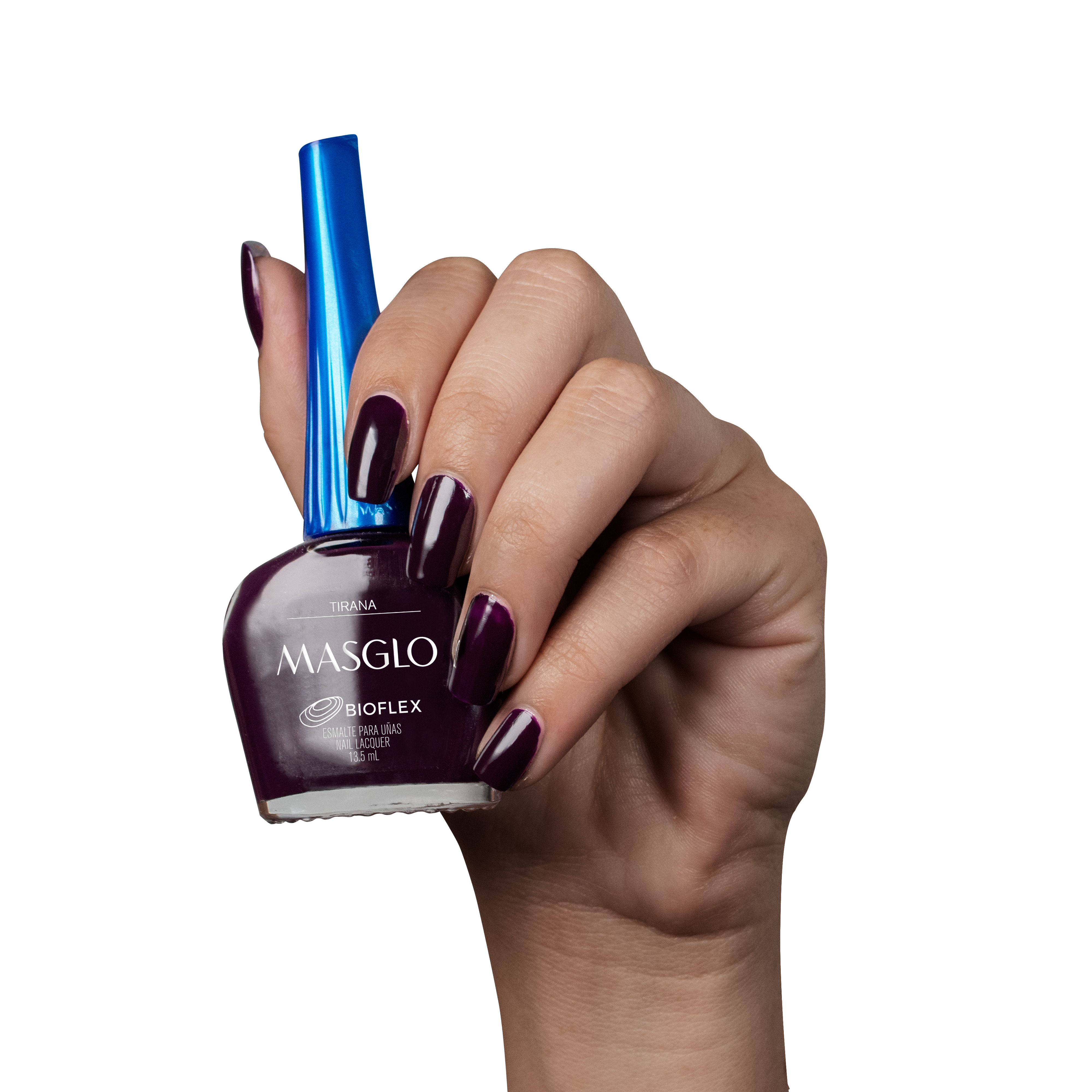 TIRANA - ESMALTE TRADICIONAL CREMOSO MASGLO 13,5 ML - GAMA MORADO