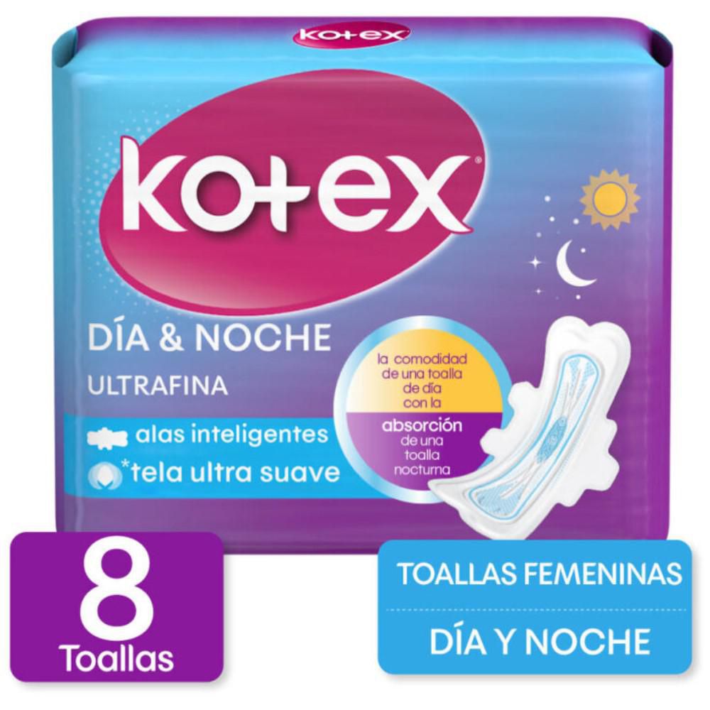 Kotex Ultra-thin Day & Night Sanitary Pads (8 pcs)