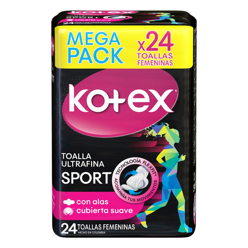 Kotex Sport Ultra Thin Sanitary Pads (24 pcs)