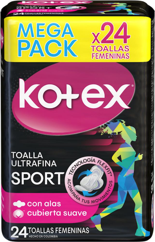 Kotex Sport Ultra Thin Sanitary Pads (24 pcs)