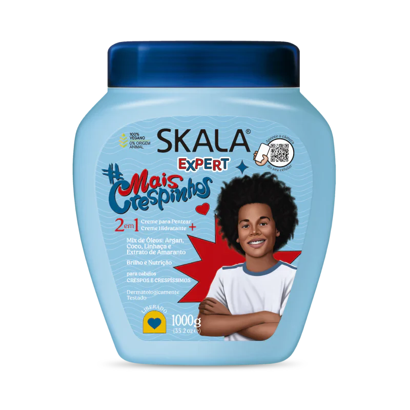 Skala Crema para peinar Mais Crespinhos Ninos 1000gr