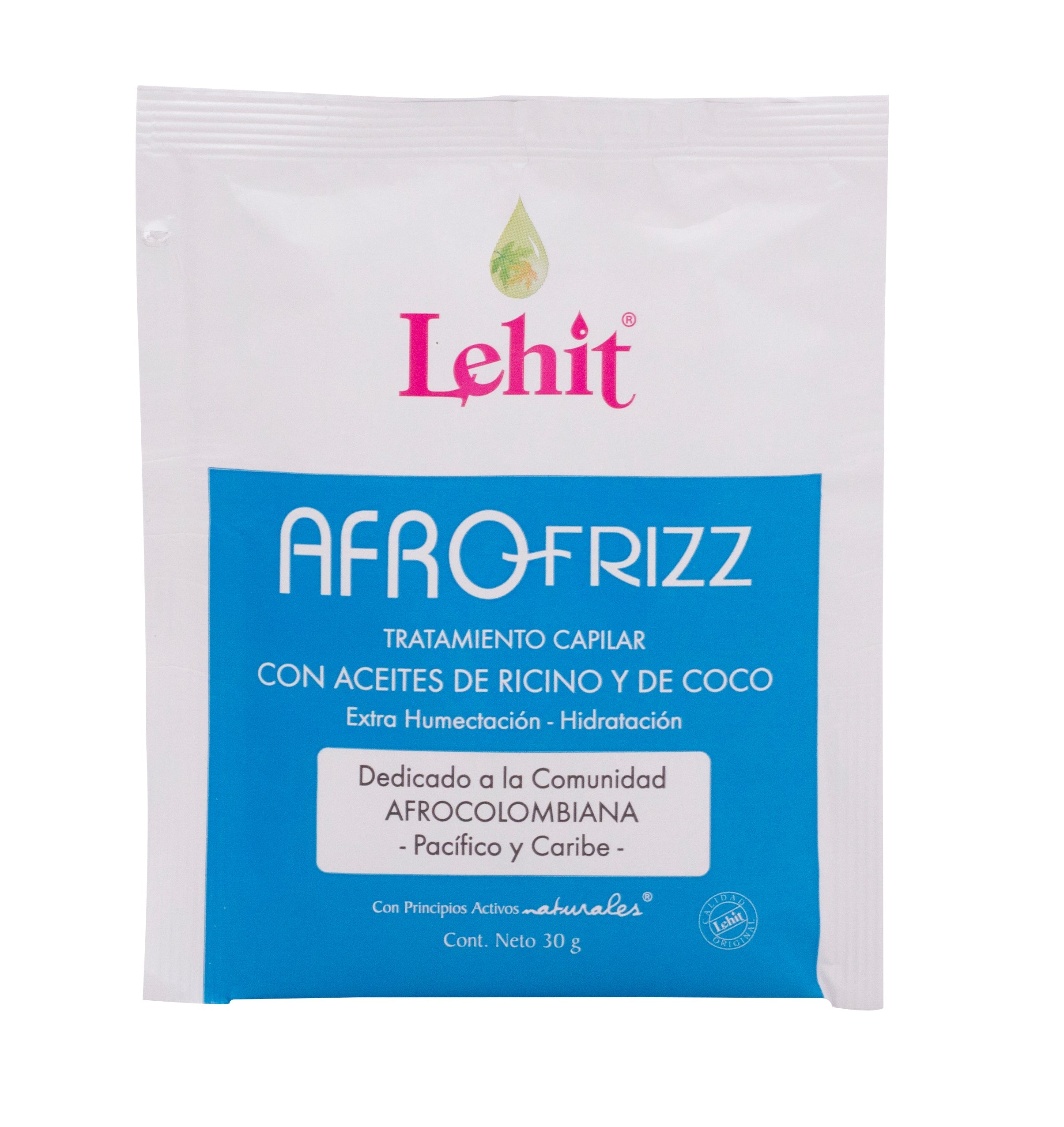 Lehit Tratamiento Afrofrizz (para cabello Afro, crespo y rizado) x30gr