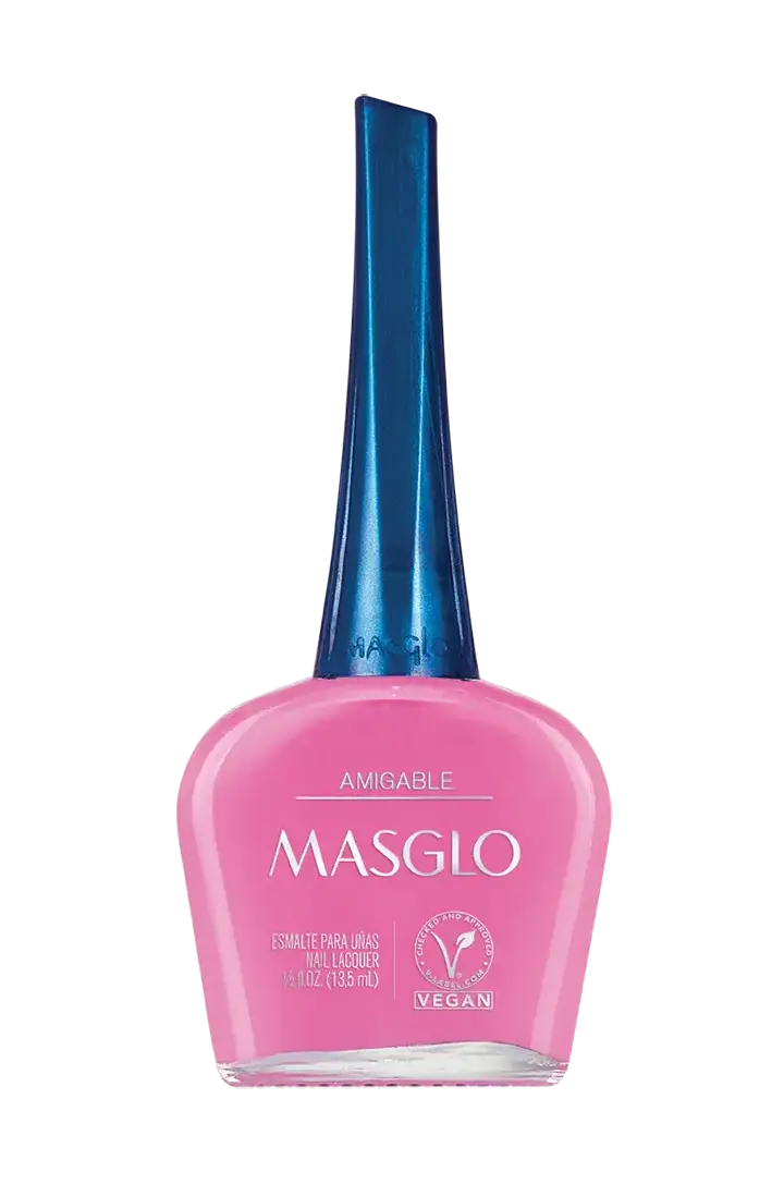 AMIGABLE - ESMALTE TRADICIONAL CREMOSO MASGLO 13,5 ML - GAMA FUCSIA